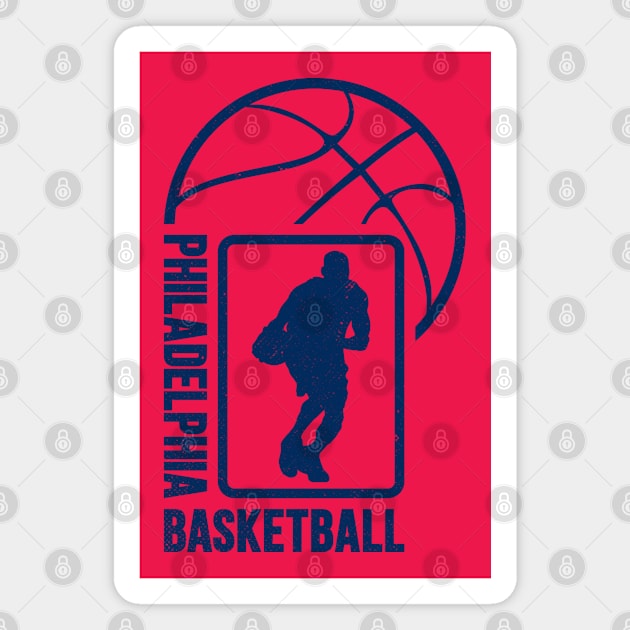 Philadelphia Basketball 01 Magnet by yasminkul